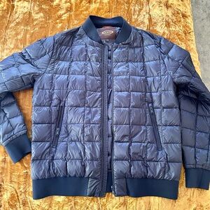 Tod's Navy Quilted Puffer Jacket